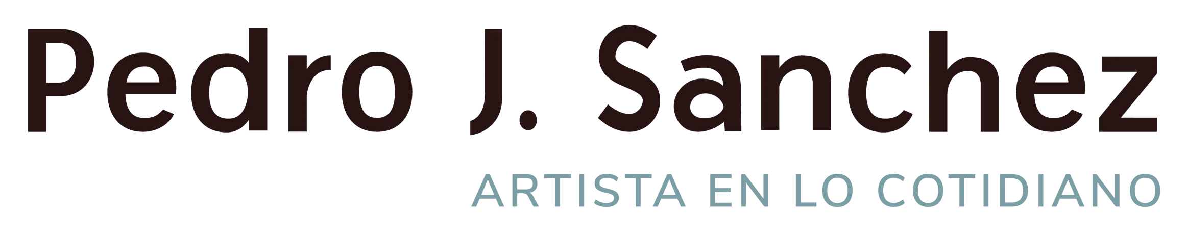 Pedro J. Sánchez, artista en lo cotidiano.